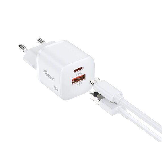 equip 245536 20W GaN USB-C + USB-A Charger 25-Pack