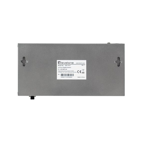 LevelOne GEP-1011 8-Port Gigabit PoE+ Switch 120W