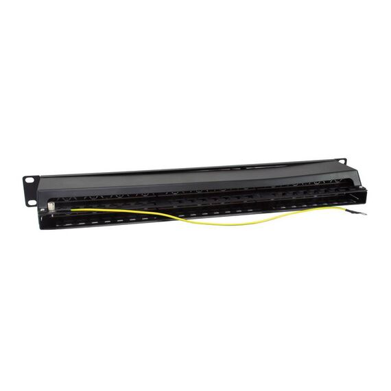 equip 326626 19" 48-Port Cat.6A Patch Panel 1U Black