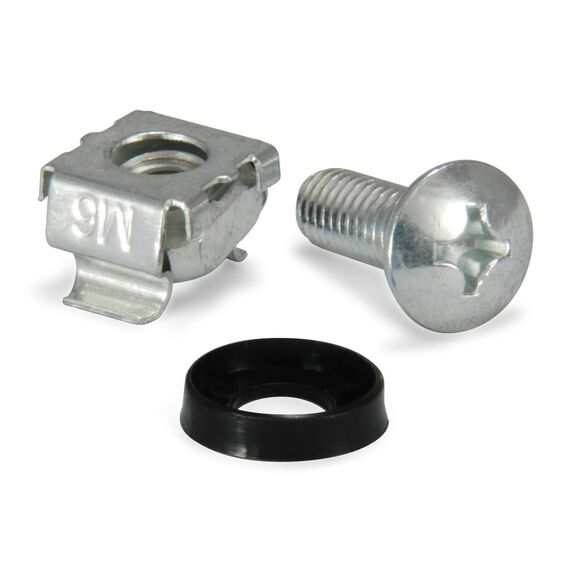 equip M6 Cage Nut and Screw Set, 4 Sets
