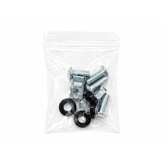 equip M6 Cage Nut and Screw Set, 4 Sets