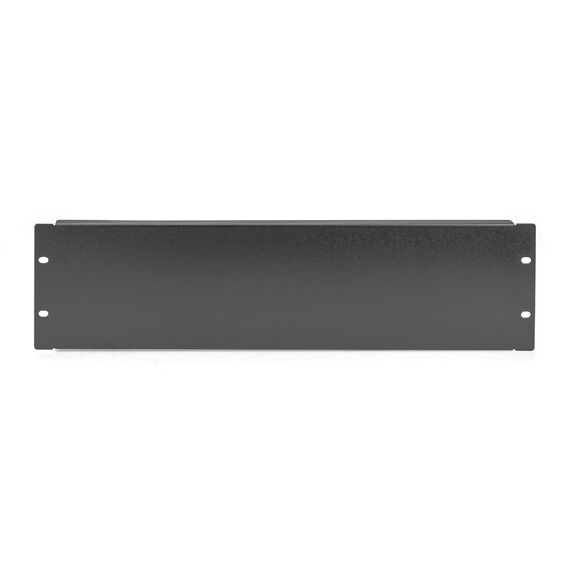 DIGITUS 19" 3U Blank Panel, Black RAL 9005
