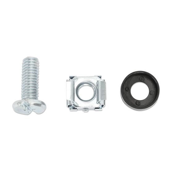 Intellinet M6 Cage Nut Set, 50 Pack