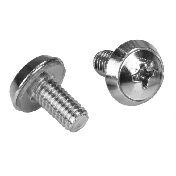 StarTech.com M6 Rack Screws and Cage Nuts, 100-Pack