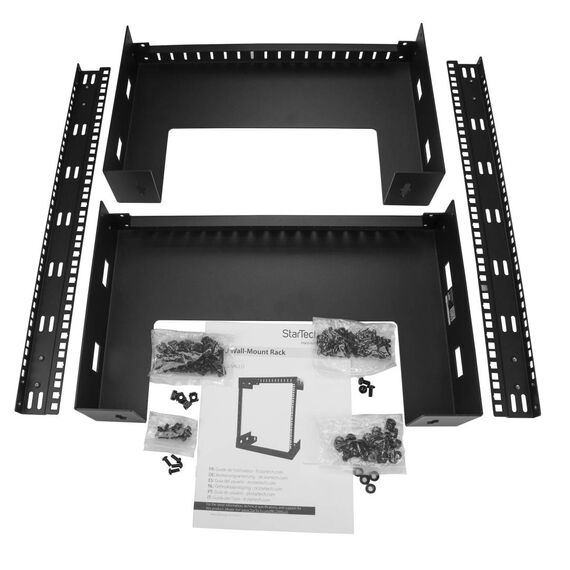 StarTech.com 12U Wall-Mount Open-Frame Rack, 12in Deep