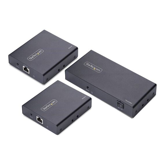 StarTech 4K7012IC-EXTEND-HDMI 2-Port HDMI Extender Splitter Black