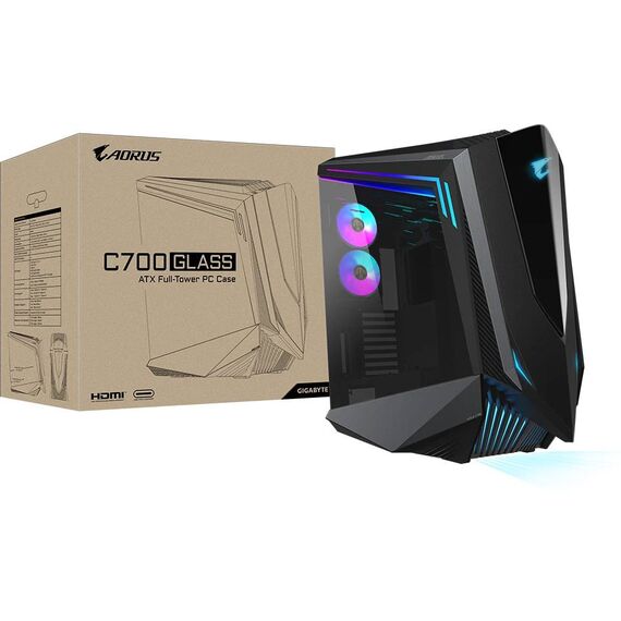 Gigabyte AORUS C700 GLASS Full Tower E-ATX Case Black