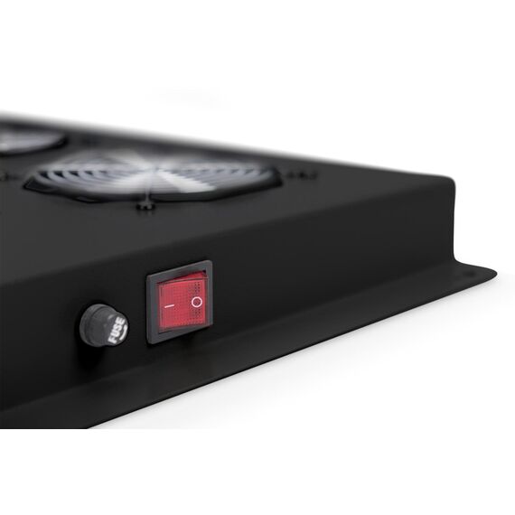 DIGITUS DN-19 FAN-4-SRV-B 4-Fan Roof Unit, Unique Server