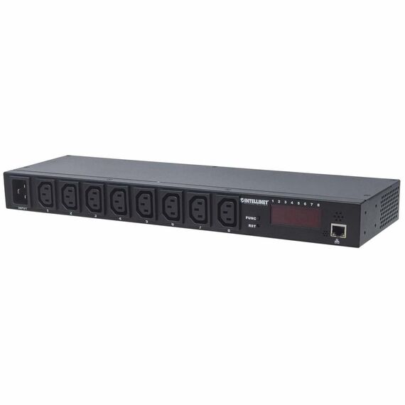 Intellinet 163682 Intelligent 8-Port Switched PDU 1U