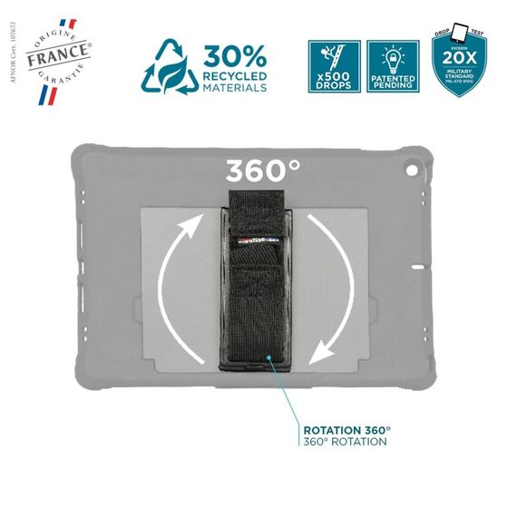Mobilis PROTECH Case iPad 11 A16 / 10th Gen Handstrap
