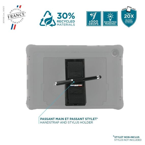 Mobilis PROTECH Case iPad 11 A16 / 10th Gen Handstrap