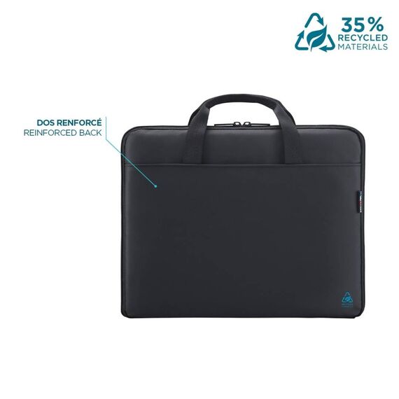 Mobilis Trendy Compact Briefcase 12.5-14in Black