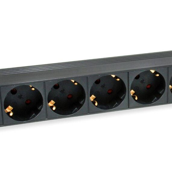 Equip Pro 19" 1U PDU 9x Schuko