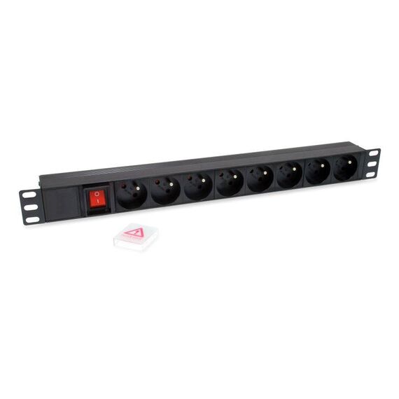 Equip Pro 19" 1U PDU 8x French Type E Switched