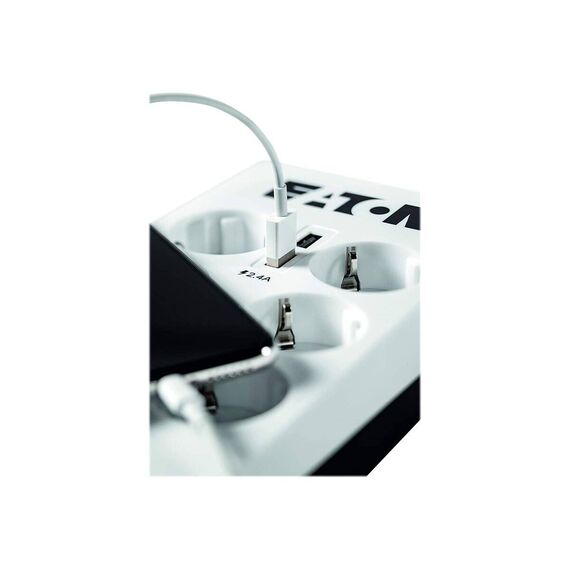 Eaton PB6TUD Protection Box 6 Schuko Socket Surge Protector