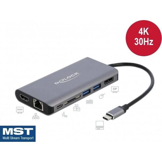 DeLOCK External video adapter USB-C 3.1 Gen 1 HDMI, 87683