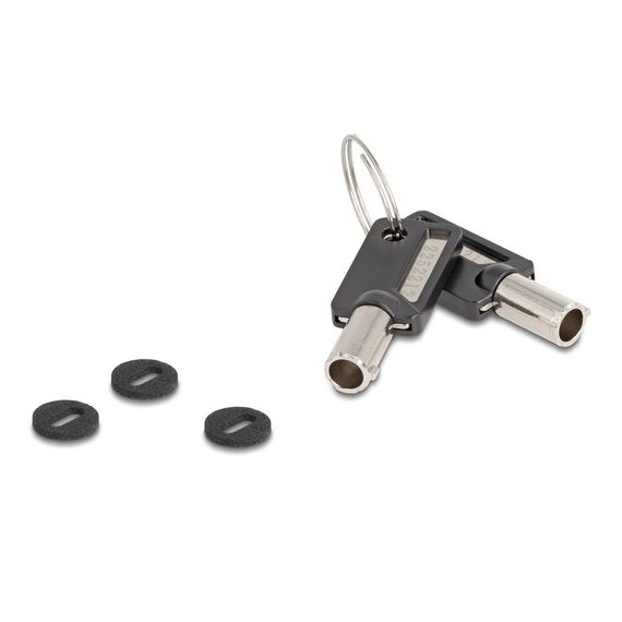 Navilock Dual Notebook Lock · 2x Kensington Slot