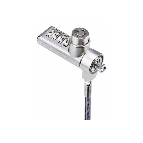 StarTech.com dual-access K-Slot laptop lock with 2m steel cable