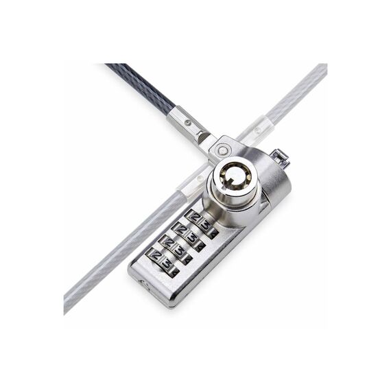 StarTech.com dual-access K-Slot laptop lock with 2m steel cable