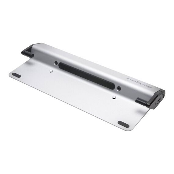Kensington Laptop Locking Station 2.0 silver base with MicroSaver 2.0 keyed cable lock