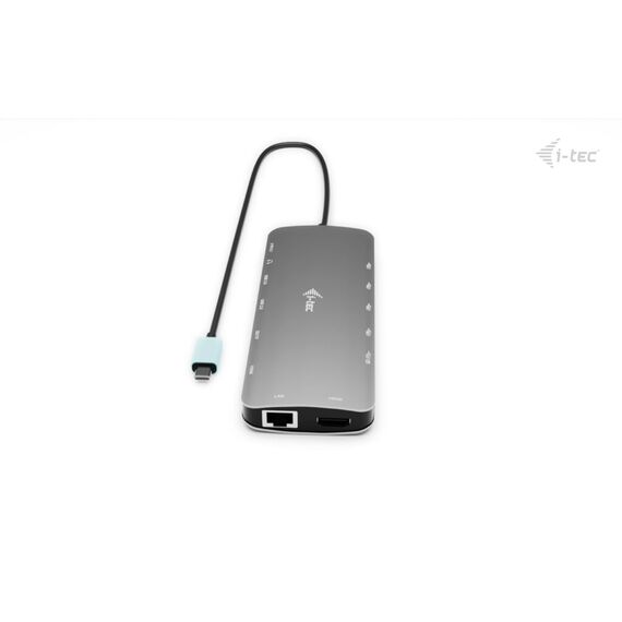 i-tec grey USB-C Metal Nano triple display docking station