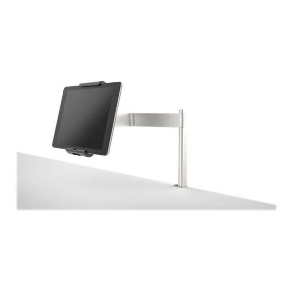 DURABLE Silver Tablet Holder with Desk Clamp and Swing Arm