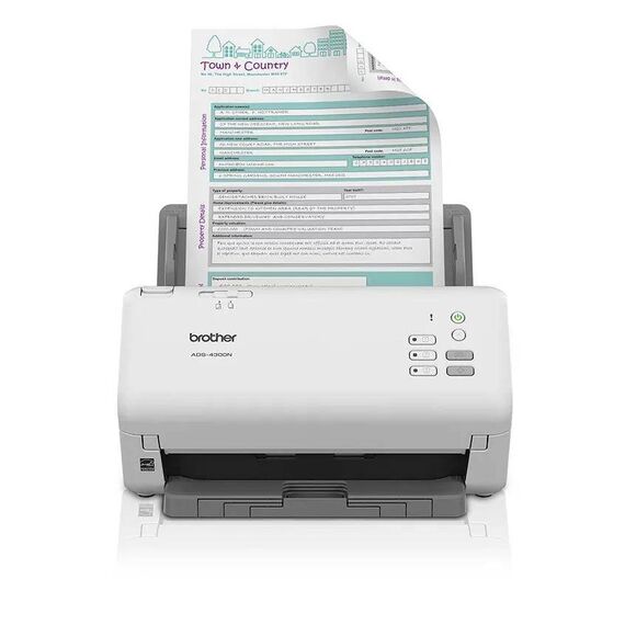 Brother ADS-4300N Network Duplex Document Scanner