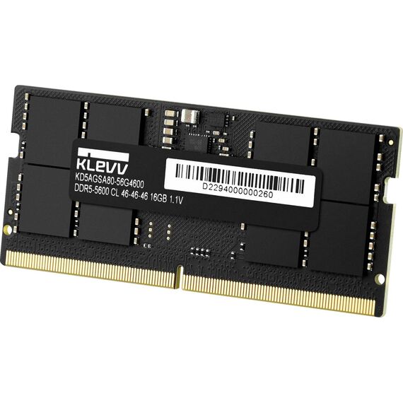 KLEVV 16GB DDR5 5600 SO-DIMM Laptop Memory CL46