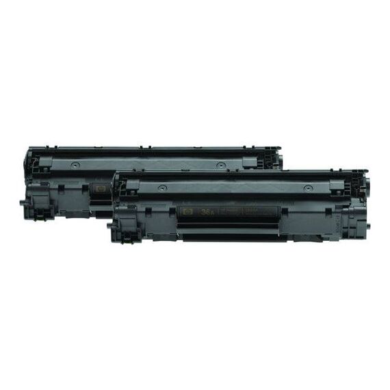 HP 36A CB436AD Original Black Toner Twin Pack