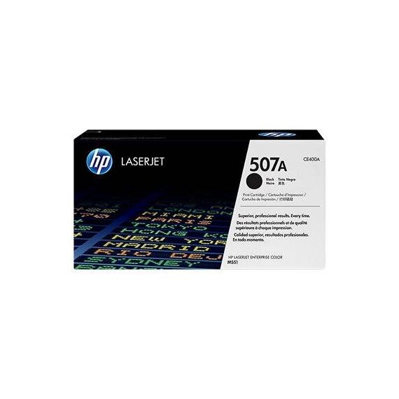 HP 507A CE400A Original Black ColorSphere Toner Cartridge