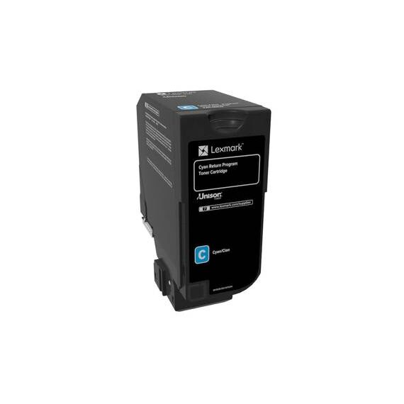 Lexmark 74C20C0 Original Cyan Standard Capacity Return Program Toner