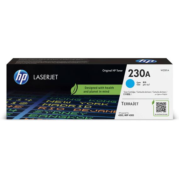 HP 230A W2301A Original Cyan Toner Cartridge