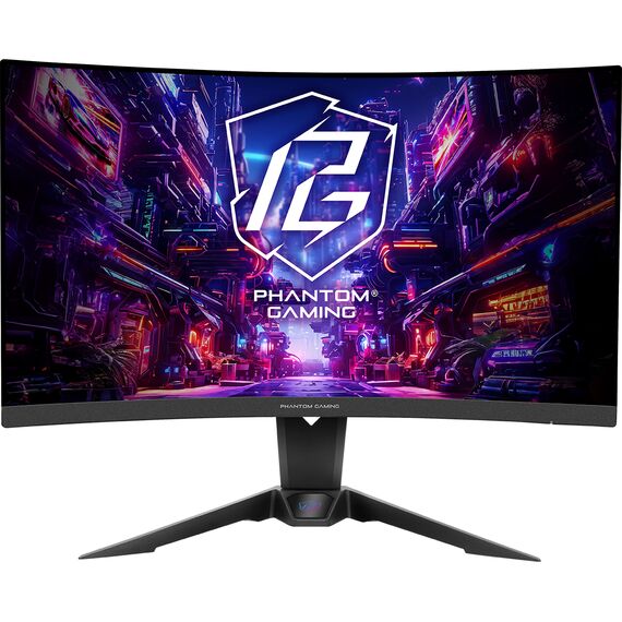 ASRock PG27QRT2A 27-inch Curved Gaming Monitor Black