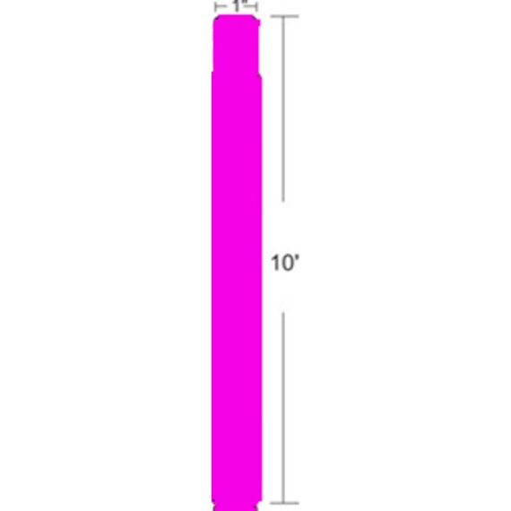 Zebra Z-Band Fun Pink 25.4 x 254 mm 350 | 10012712-5