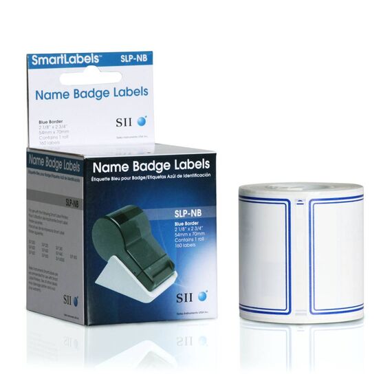 Seiko SLP-NB Name Badge Labels 54x70 mm Blue 160