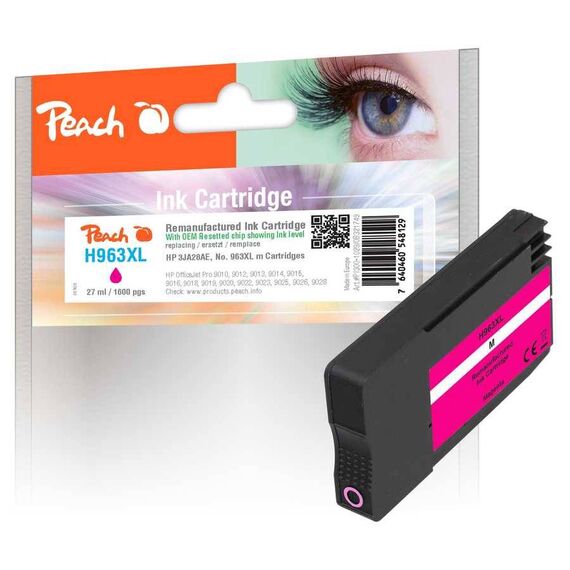 Peach Magenta Ink for HP 963XL - 27 ml