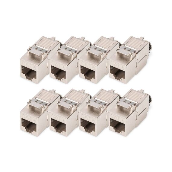 DIGITUS CAT 8.1 Shielded Keystone Module 8-Pack