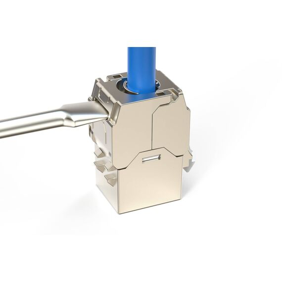 DIGITUS CAT 6A Compact Shielded Keystone 8-Pack