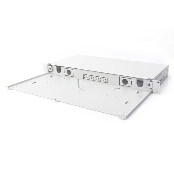 DIGITUS 1U Quick Lock Splice Box Housing, Empty
