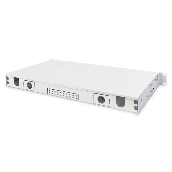 DIGITUS 1U Quick Lock Splice Box Housing, Empty