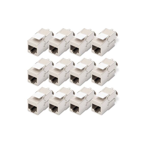 DIGITUS CAT 6A Shielded Keystone Module 12-Pack