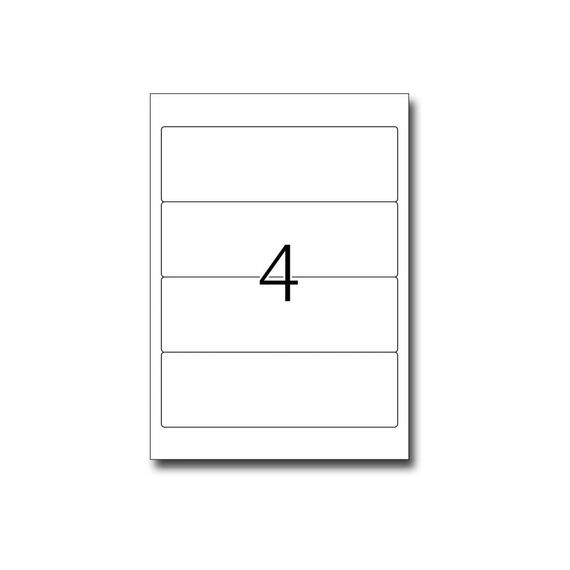 HERMA 8621 File Spine Labels 192 × 61 mm White 40 Pack