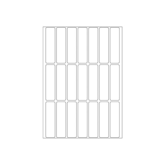 HERMA 2370 Handwriting Labels 13 × 50 mm White 672 Pack