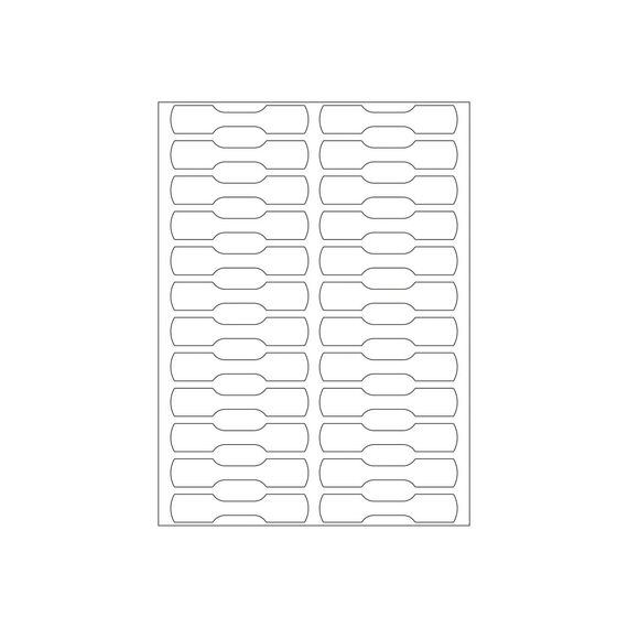 HERMA 2510 Jewellery Ring Labels 10 × 49 mm White 576 Pack