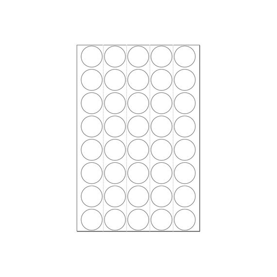 HERMA 2250 Colour Dots Ø 19 mm White 1280 Pack