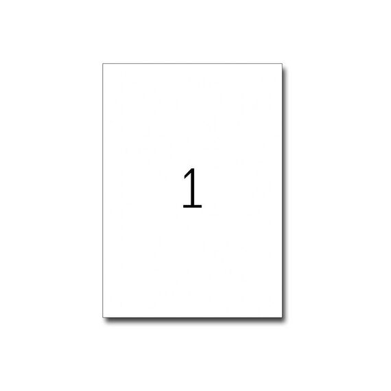 HERMA 8637 A4 Labels 210 × 297 mm White 10 Pack