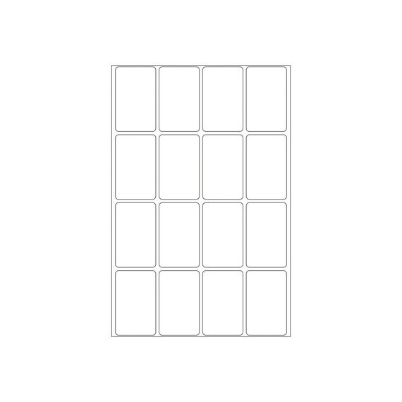 HERMA 10613 Removable Labels 25 × 40 mm White 384 Pack