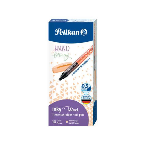 Pelikan Inky 273 pastel orange ink pens 820004 10 pack