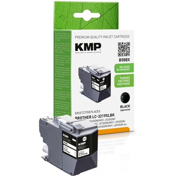 KMP B58BX black replacement for Brother LC3219XLBK LC3219XLBK