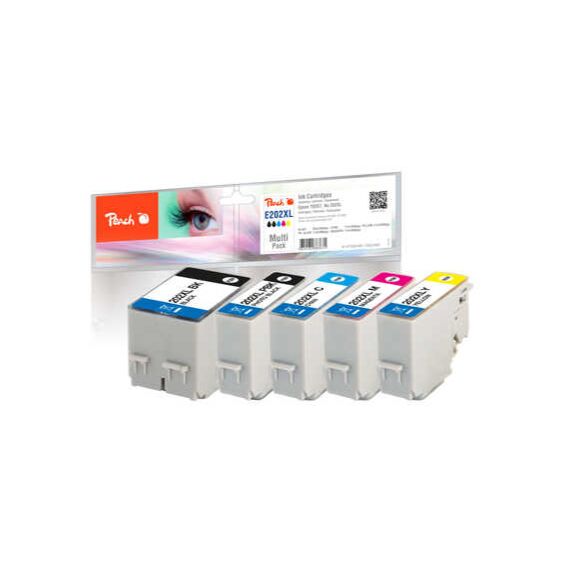 Peach PI200-682 Epson 202XL 5-cartridge ink set